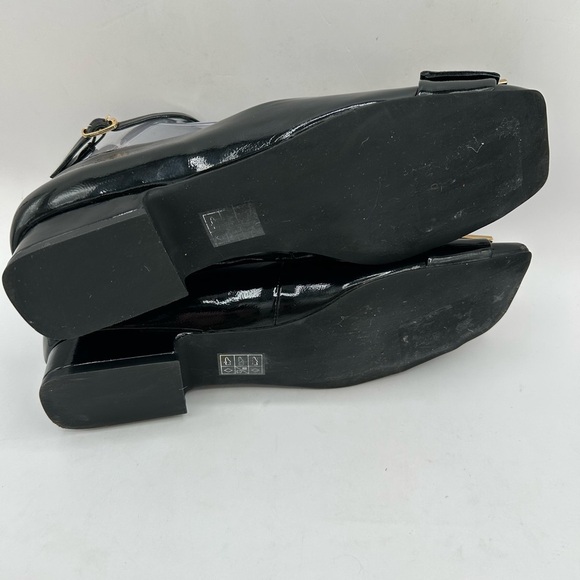 Jeffrey Campbell So Cute Patent Leather Ankle Strap Flats Buckle Women’s  8.5 - Picture 13 of 14